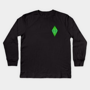 Plumbob Kids Long Sleeve T-Shirt